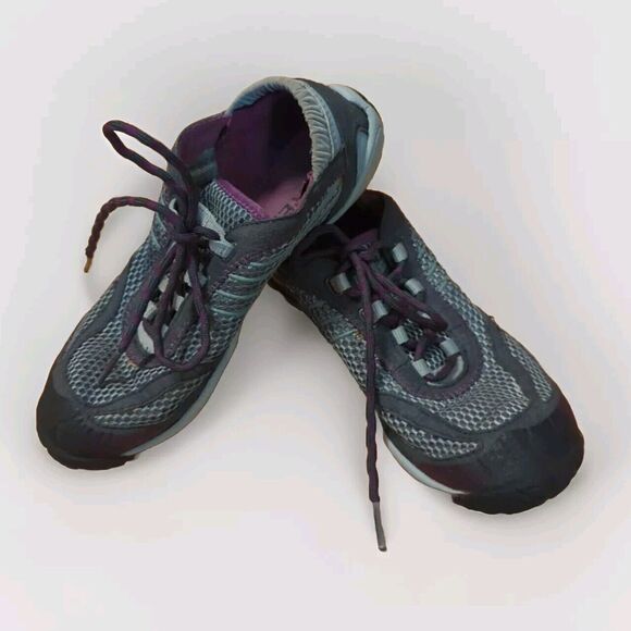 Merrell Pace Glove Dark Shadow Running Shoes Barefoot Vibram Women 5 Gray - Picture 1 of 9